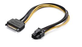 SATA power cord 15p to 6PIN adapter