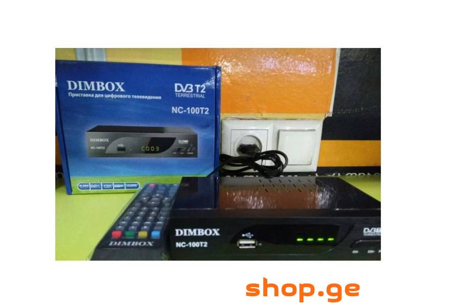 Set top box Dimbox DVBT2 და TvBox COMBO S2 T2