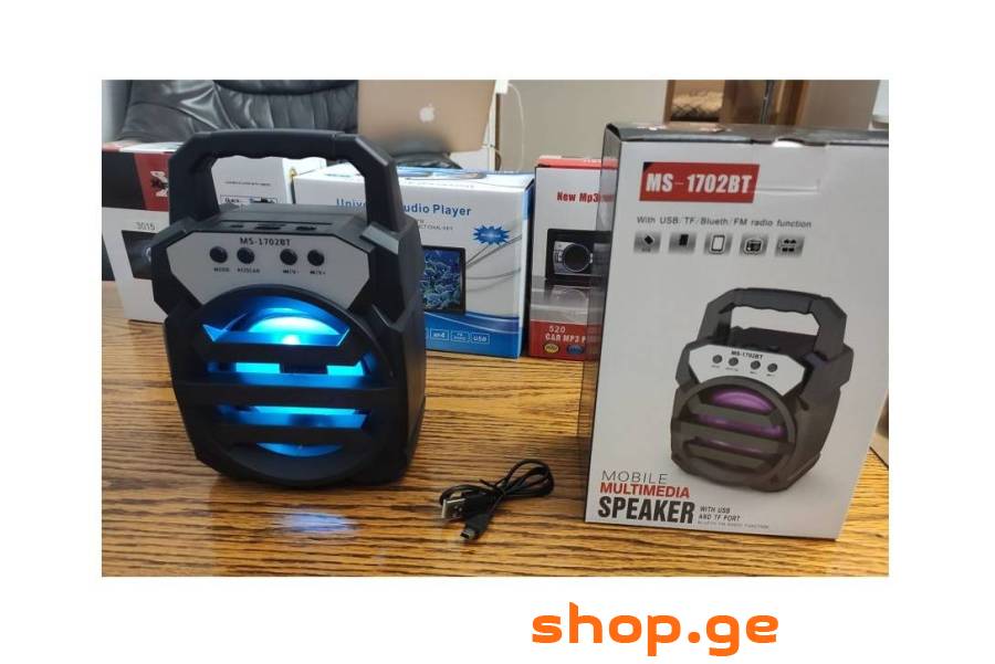 MS-1702 mobile Bluetooth speaker, USB, FM, TF