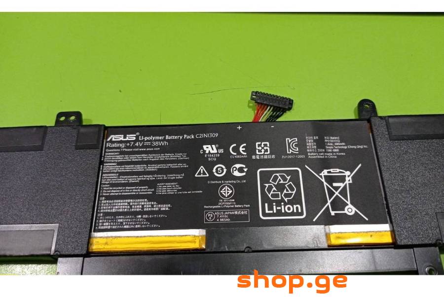 Asus VivoBook S301L C21N1309 38W battery ბატარეა