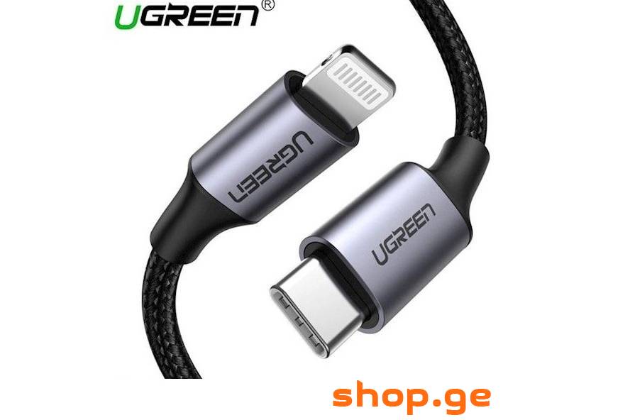 კაბელი UGREEN US304 (60759) USB-C to Lightning M/M