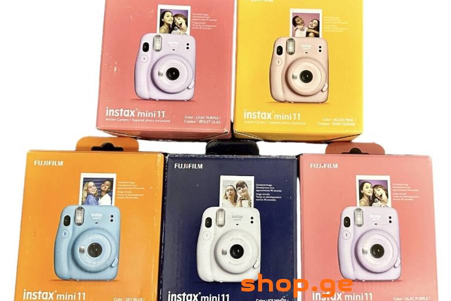 Instax Mini 11 (სრულიად ახალი, კომპლექტში, ყველაზე