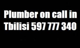 Plumber on call in Tbilisi 597 777 340