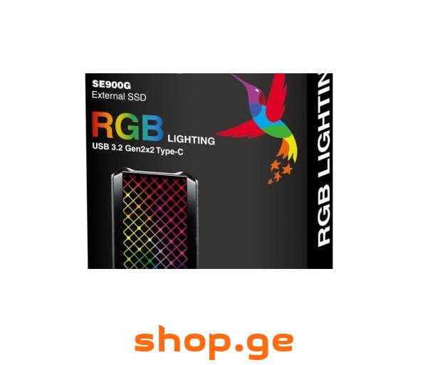 გარე ვინჩესტერი Adata RGB SE900 2TB USB3.2