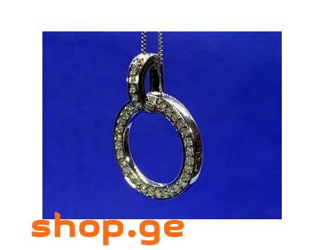 2159 ოქროს ყელსაბამი 0,35ctw ბრილიანტებითით