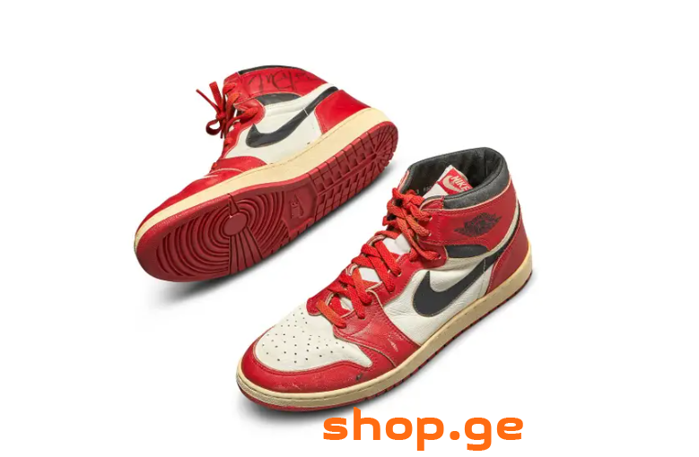 მაიკლ ჯორდანის ფეხსაცმელი $560 000-ად გაიყიდა