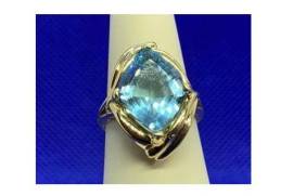 1830 ოქროს ბეჭედი 10ct ტოპაზით