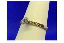 1827 ოქროს ბეჭედი 0.28ct ბრილიანტით