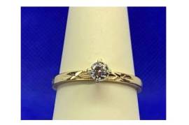 1827 ოქროს ბეჭედი 0.28ct ბრილიანტით
