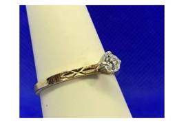 1827 ოქროს ბეჭედი 0.28ct ბრილიანტით