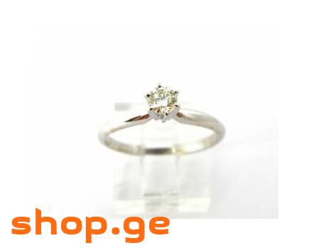 1768 ოქროს ბეჭედი 0.23 ct Canary Yellow ყვითელი