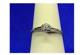 1765 ოქროს ანტიკვარი ბეჭედი 0.30 ct ბრილიანტით