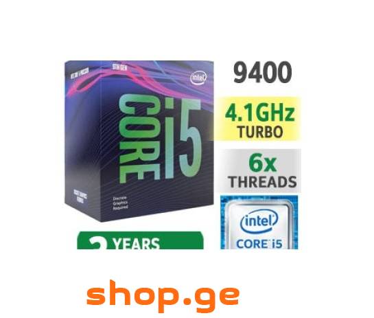 i5 9400 გარანტიით