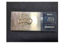 2162 ვერცხლის გრეხილი ძეწკვი