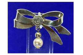 2154 ვერცხლის ბროში მარგალიტით