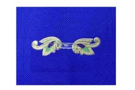 1784 ვერცხლის ანტიკვარი მომინანქრებული საყურე