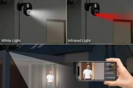 გარე პერიმეტრის HD უსადენო სათვალთვალო 3MP WIFI კა
