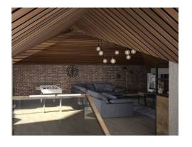 ხის პანელი ზებრა 12X88X4000
