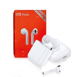 ორიგინალი Bluetooth ყურსასმენი i15 pods 65 ლარად  HD ხმა  გაძლიერებული ბასი / აუდიო ხარისხი  ინტეგრირებული მიკროფონი  ️Bluetooth ვერსია: 5.0  მუსიკის მოსმენა: 2.5 საათი (პაუზა/გაშვება) (გადართვა წინ და უკან)  საუბრის დრო: 5 საათი (პასუხი / გათიშვა)  დატენ