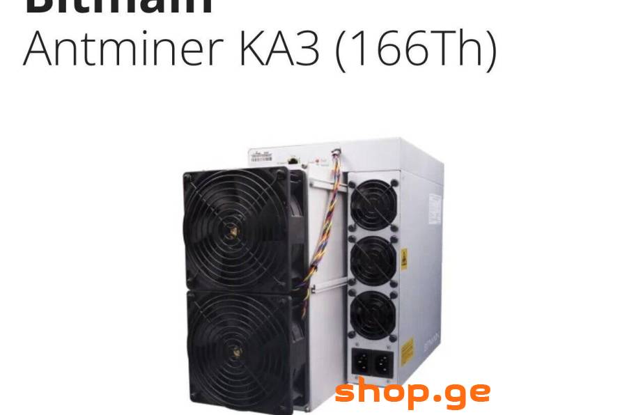 Bitmain Antminer KA3 (166Th) 3154W + PSU
