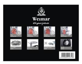 Weimar გერმანული ხორცსაკეპი 3600 watt.