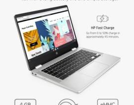 HP Chromebook x360 14a Pentium Silver N5030 4 GB 