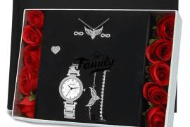 Forentina ქალის ვერცხლის მოოქროვილი ნაკრები