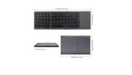 Bluetooth Keyboard დასაკეცი კლავიატურა