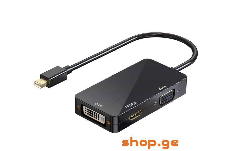 MiniDP / DVI, HDMI, VGA ადაპტერი