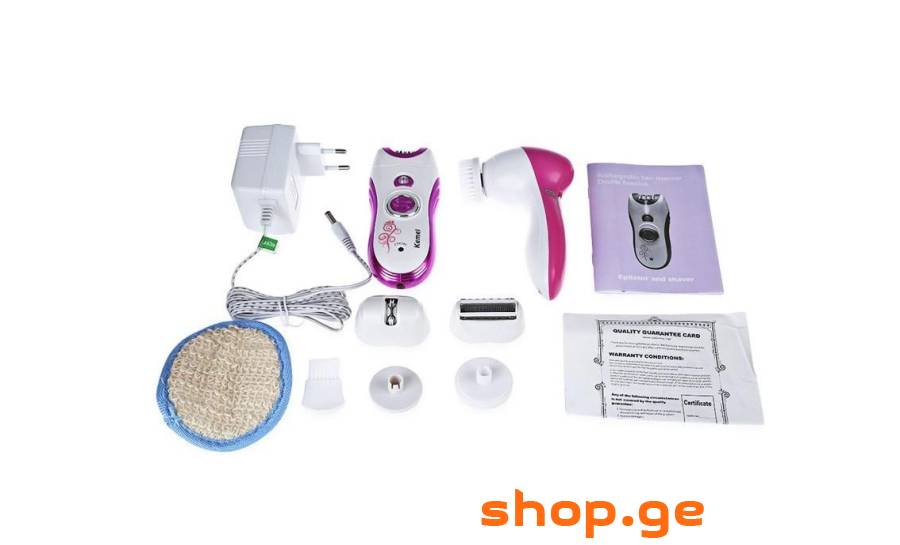 Kemei KM-3066 მულტიფუნქციური ეპილატორი 6-1 ში