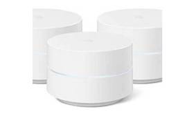 Google Wifi AC1200 Mesh Router (3-Pack, Snow)