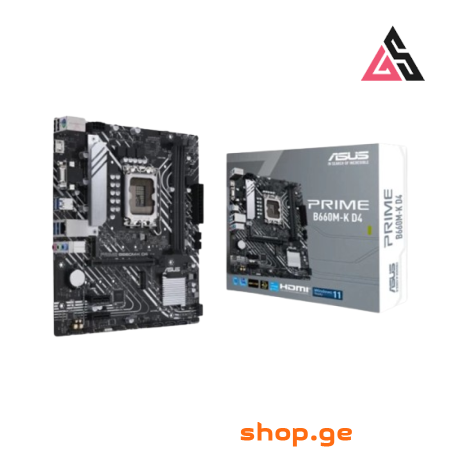 დედა დაფა: Asus Prime B660M-K D4 LGA1700 DDR4