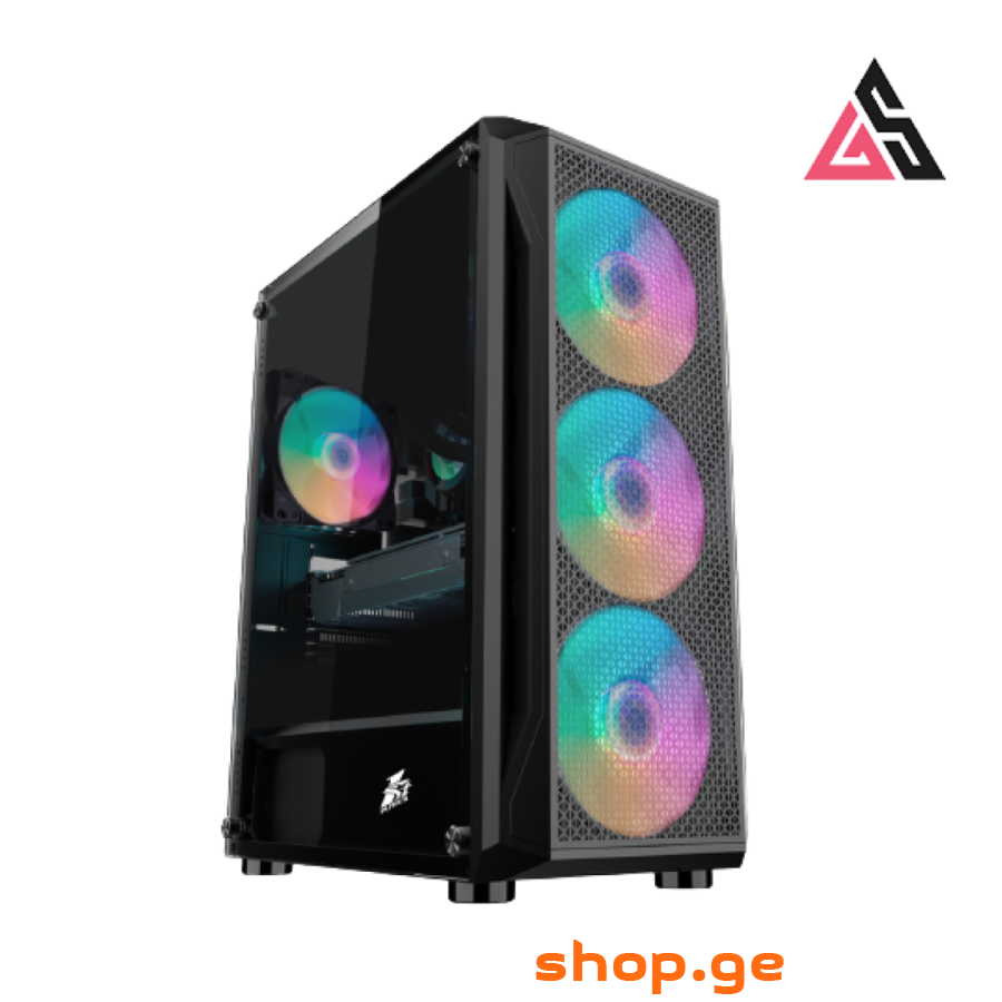ქეისი: 1ST PLAYER X5 X5-3G6P-1G6 MIDI TOWER BLACK