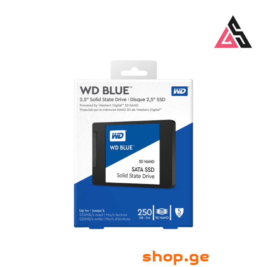 მყარი დისკი: Western Digital Blue 250GB SSD