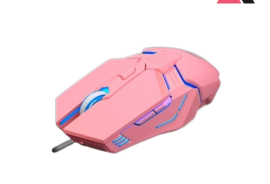 მაუსი: K-SNAKE M-12 Wired Pink