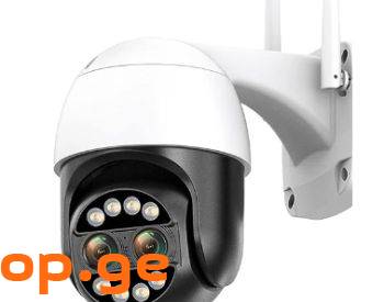 PTZ , HD ხარისხის 2 mp გარე გამოყენების WIFI კამერ